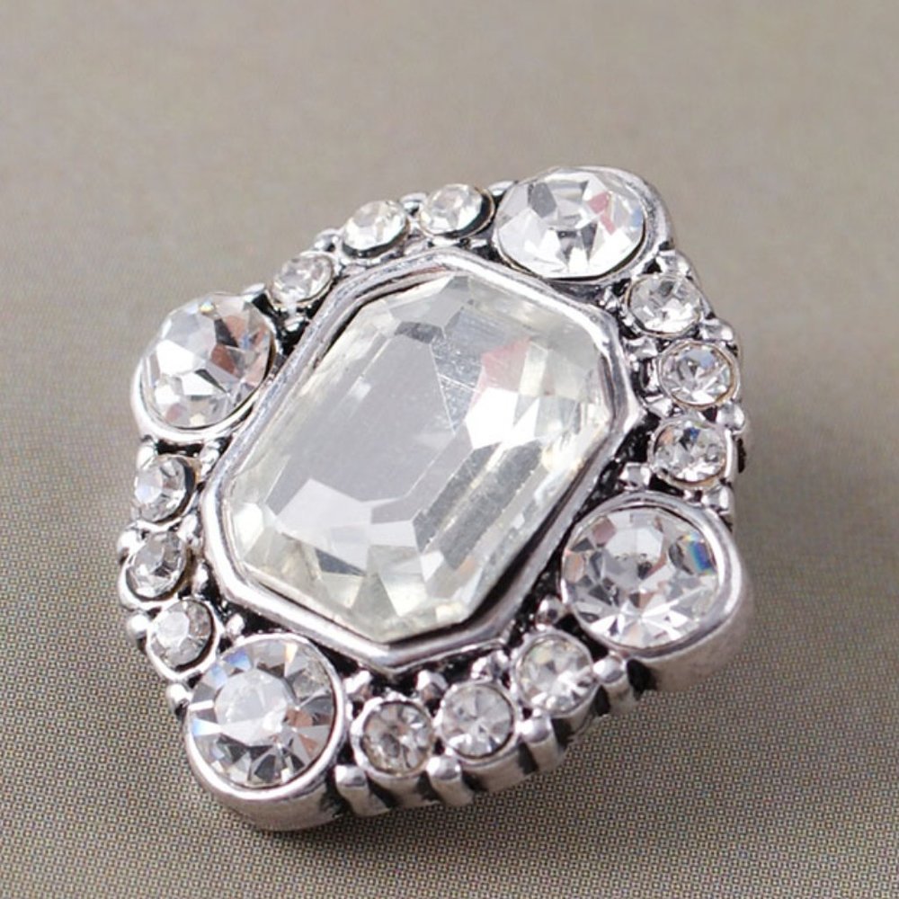 Snap for Snap Jewelry Clear Crystal